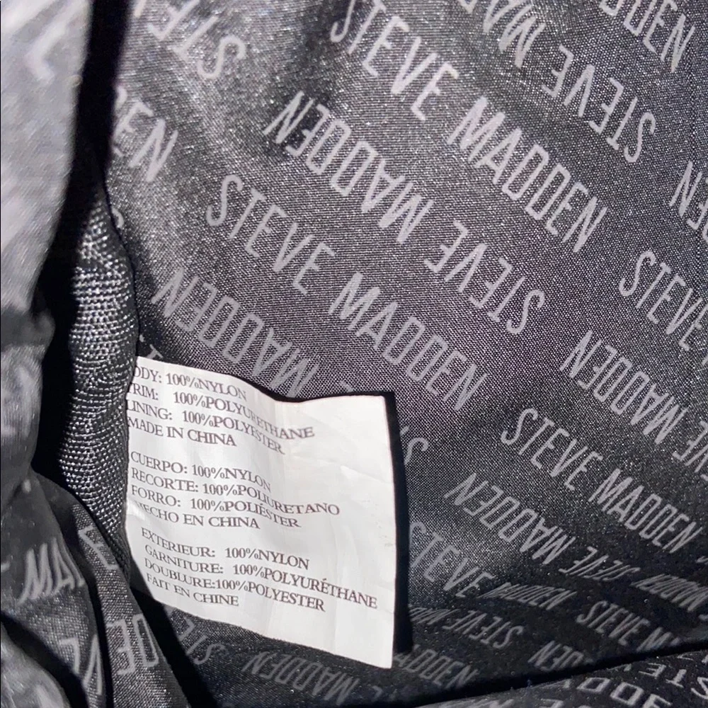 Steve Madden Mini Black Backpack Purse